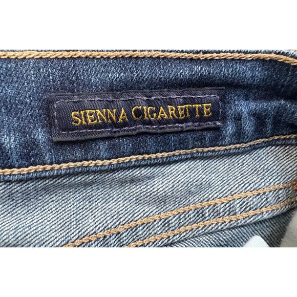 Lucky Brand Sienna Cigarette Jeans Womens Size 26 Blue Denim Stretch Mid-Rise Sl - Picture 5 of 11